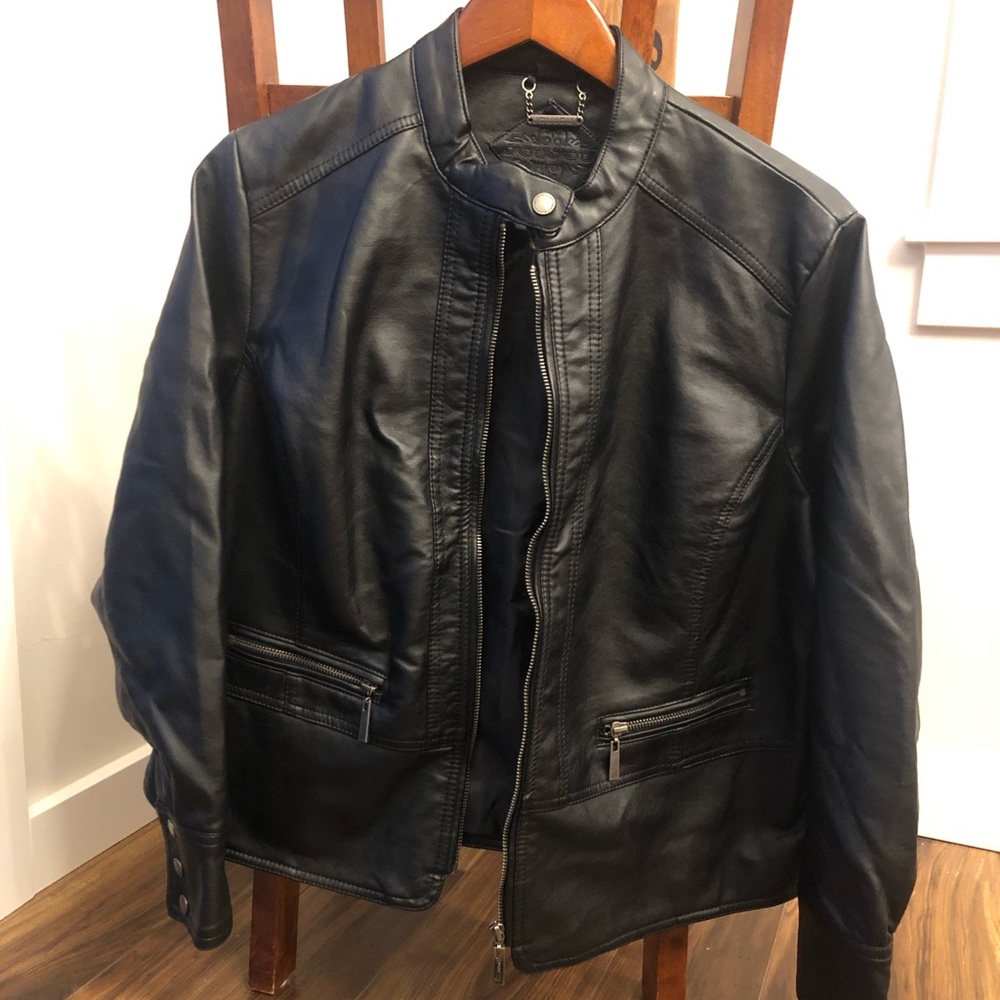 Jou Jou 2x vegan leather moto jacket